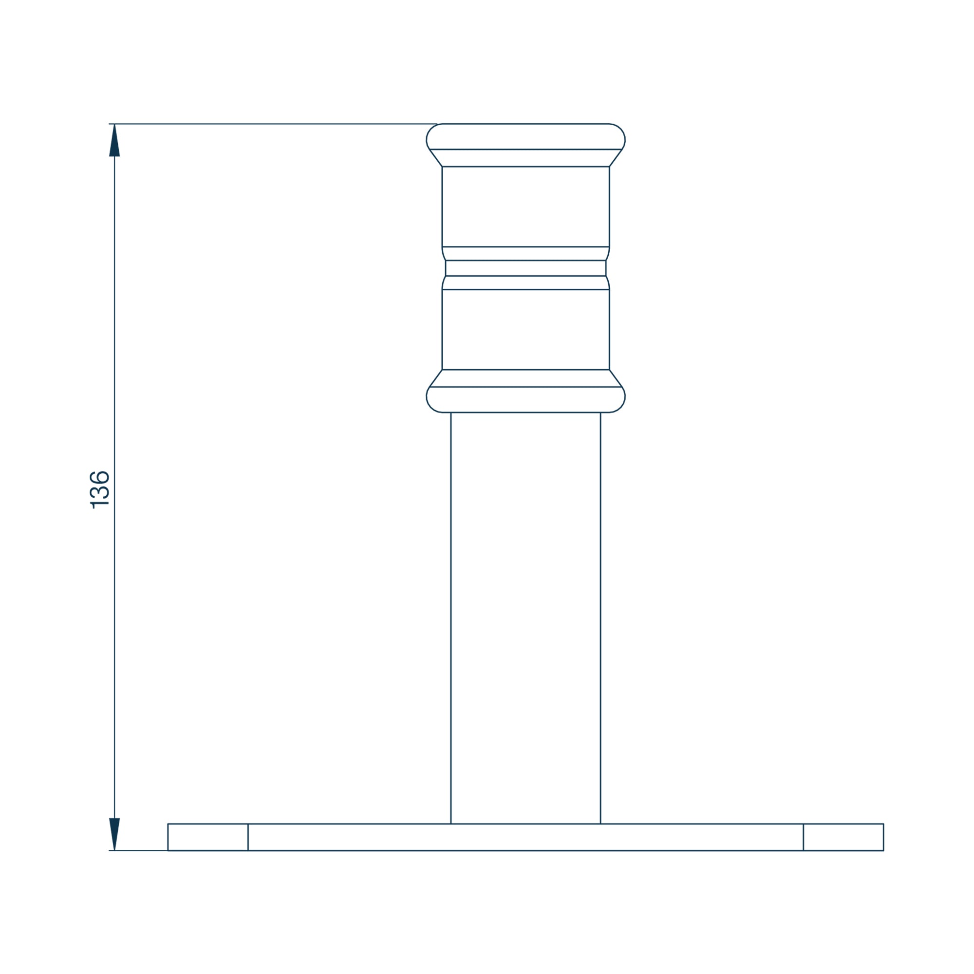 Fuss für Rohrhalterung