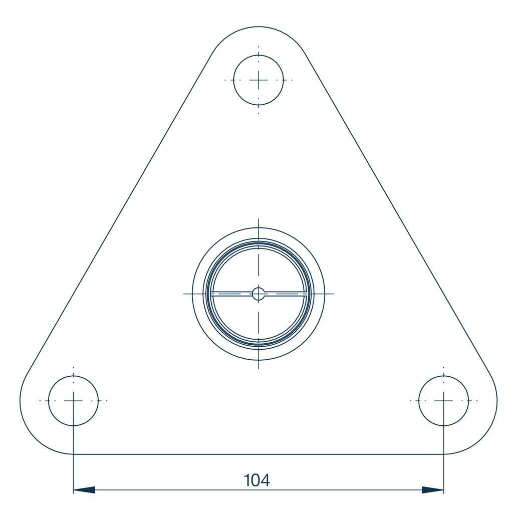 Fuss für Rohrhalterung