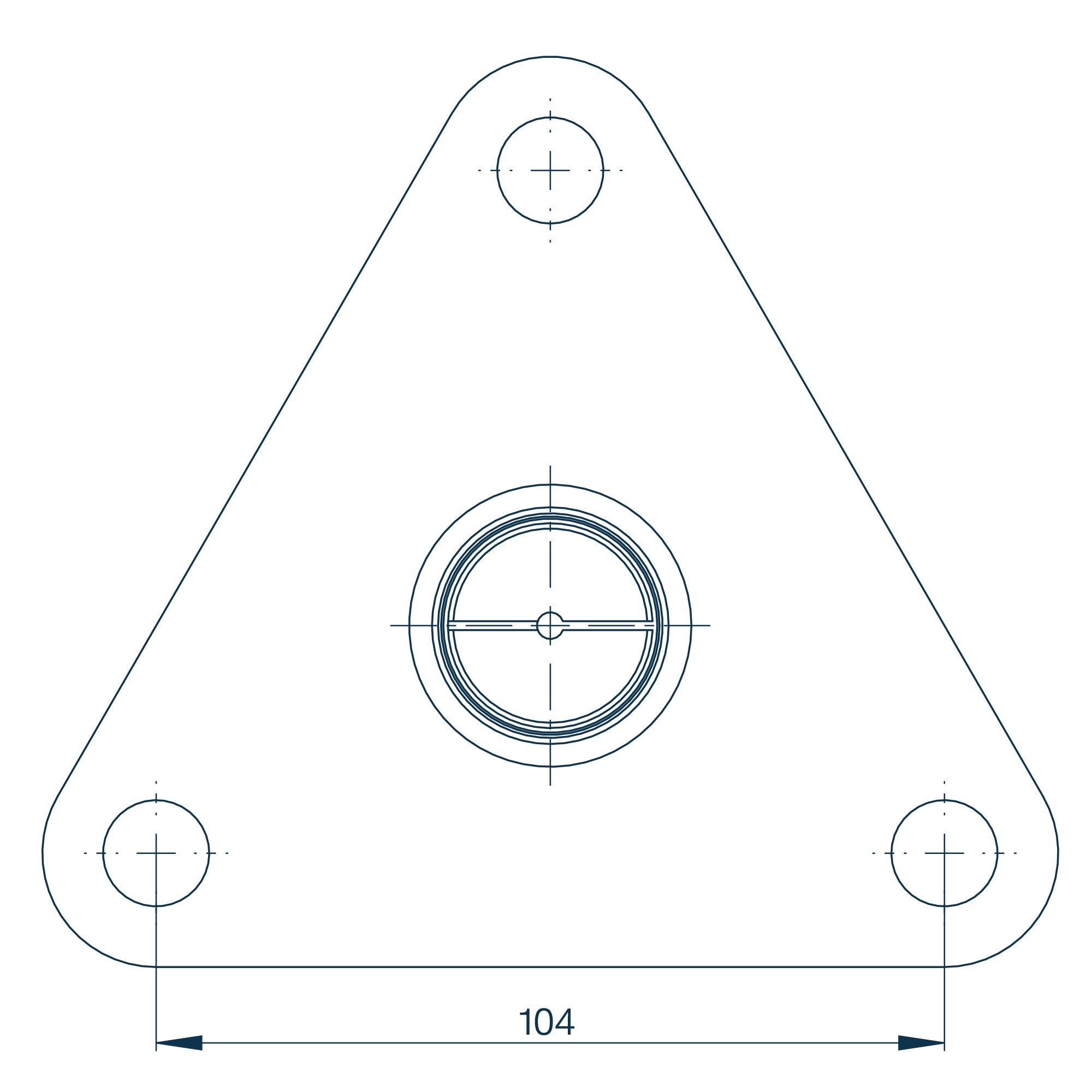 Fuss für Rohrhalterung